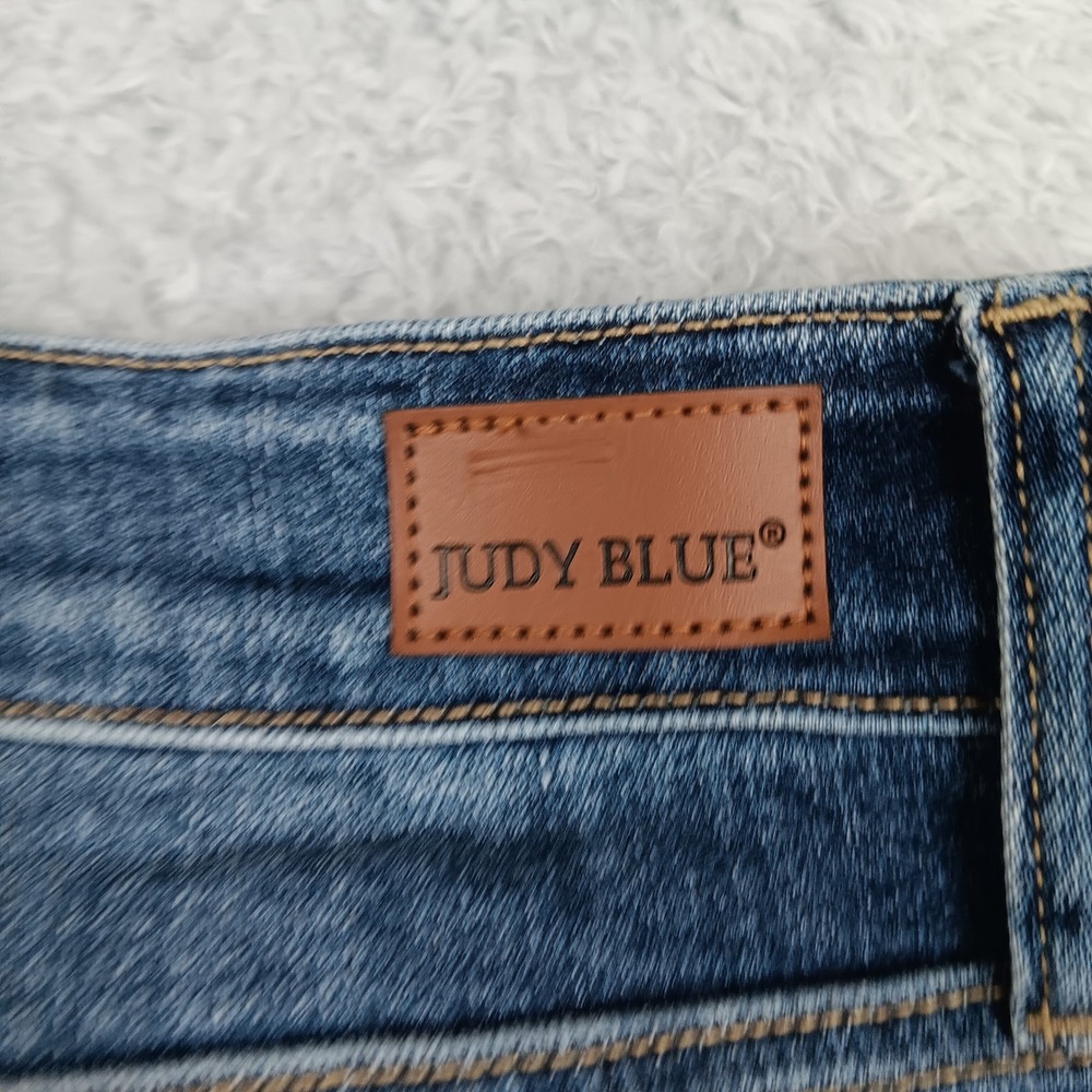 Judy Blue Jean Boyfriend Fit Women 18W Dark Wash Stretch JB82368DK-CO-PL - Picture 5 of 10